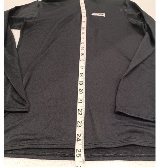 Vintage HIND Drylete Black quater-zip pullover Size M - Picture 3 of 4